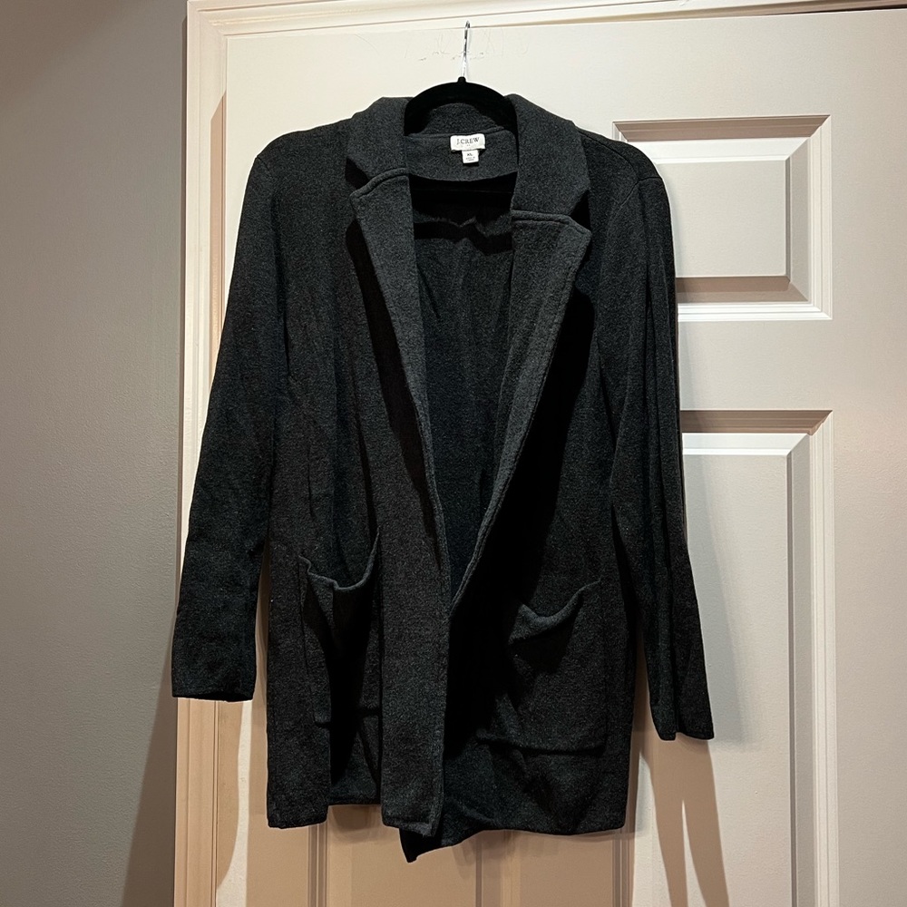 JCREW Factory - Charcoal Sweater Blazer